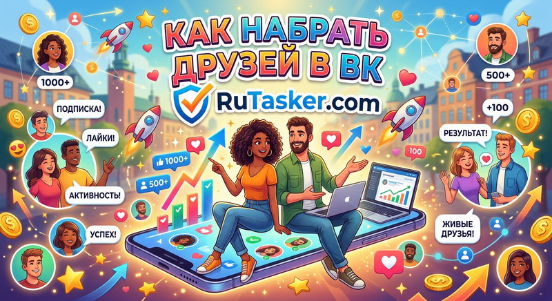 Как набрать друзей в Вконтакте?