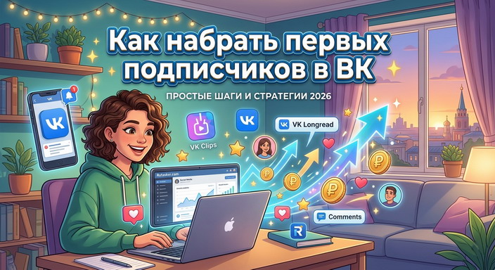 Как набрать первых подписчиков в ВК