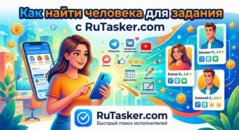 Как найти человека для задания