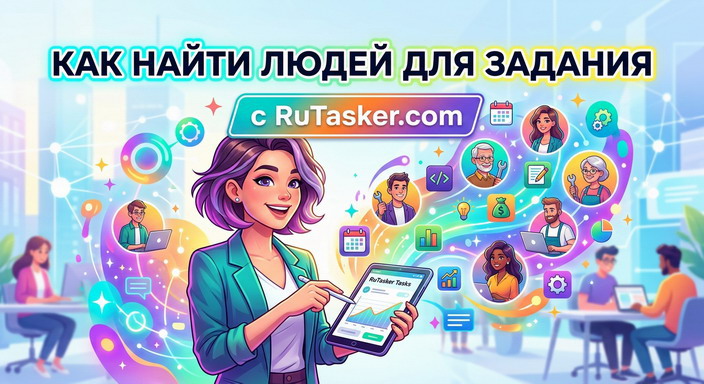 Как найти людей для задания?