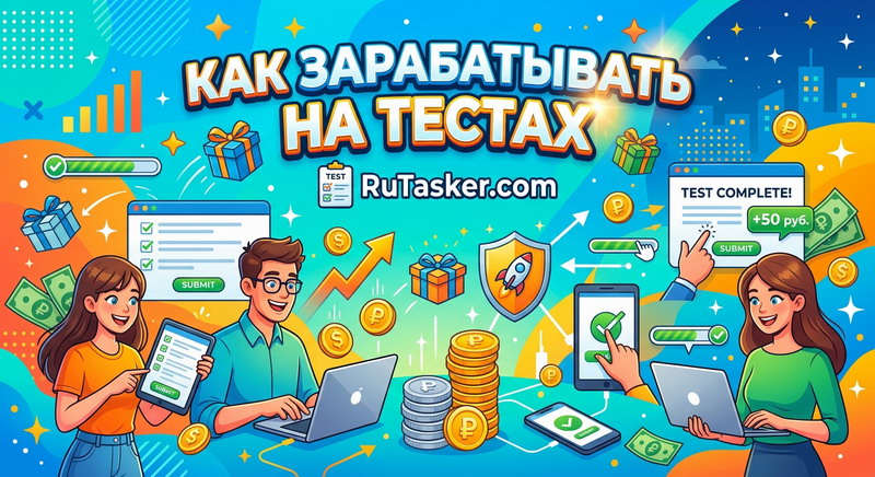 Заработок на прохождении тестов в интернете