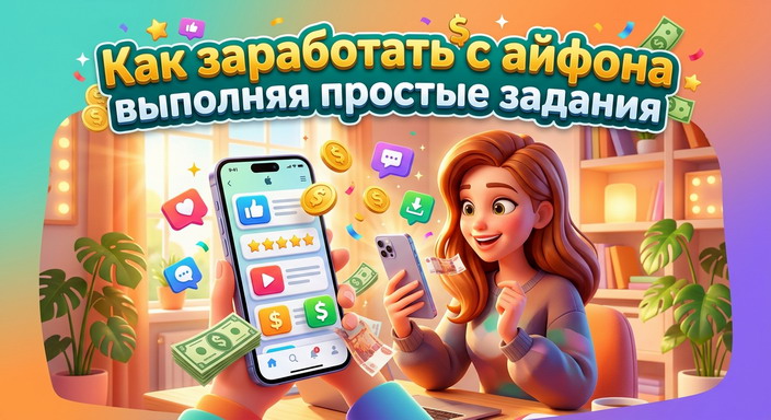 Как заработать с Айфона, выполняя простые задания