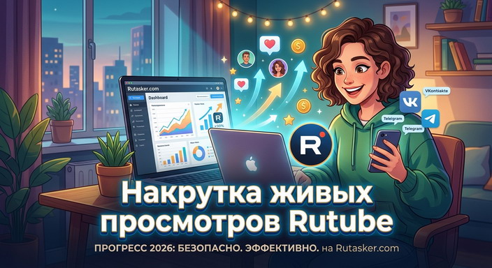 Накрутка живых просмотров Rutube
