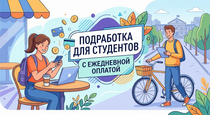 Подработка для студентов с ежедневной оплатой