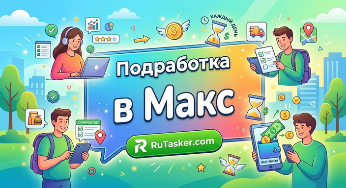 Подработка в мессенджере MAX