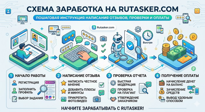 Схема написания отзывов за деньги