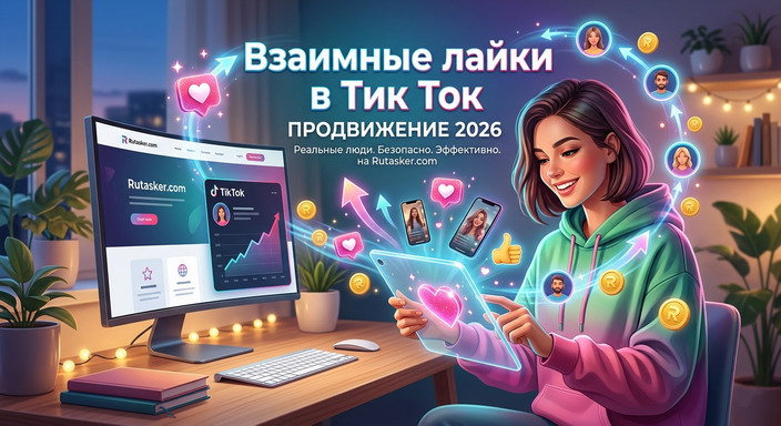 Взаимные лайки в Тик Ток