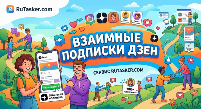 Взаимные подписки Дзен
