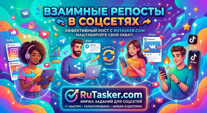 Взаимные репосты