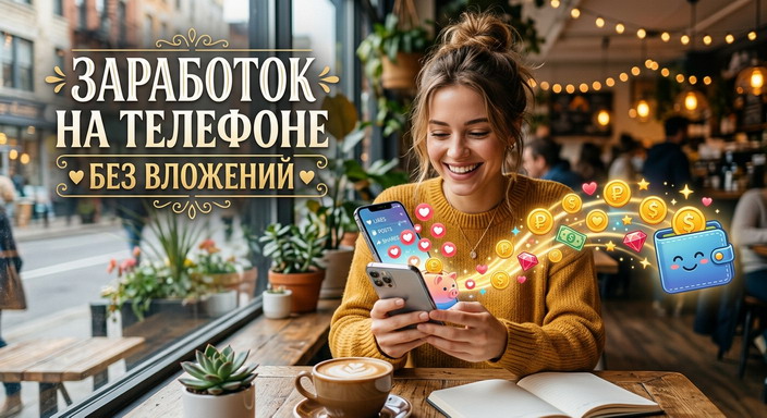 Заработок на телефоне без вложений